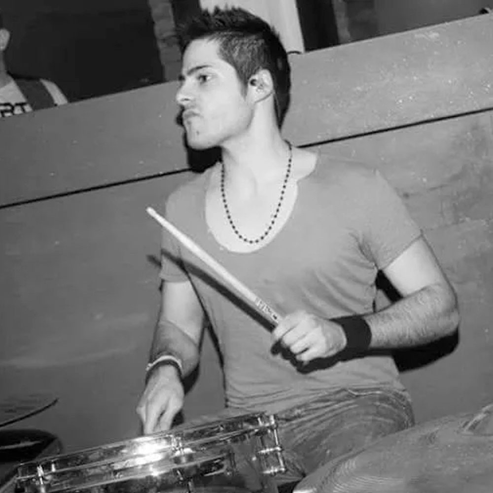 Mattia Rimondi docente di batteria per MusicaFacendo | la scuola di musica di Bobbio